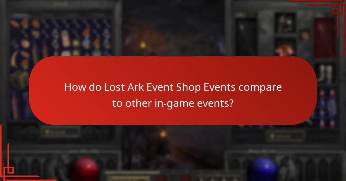 How can players participate in Lost Ark Event Shop Events?