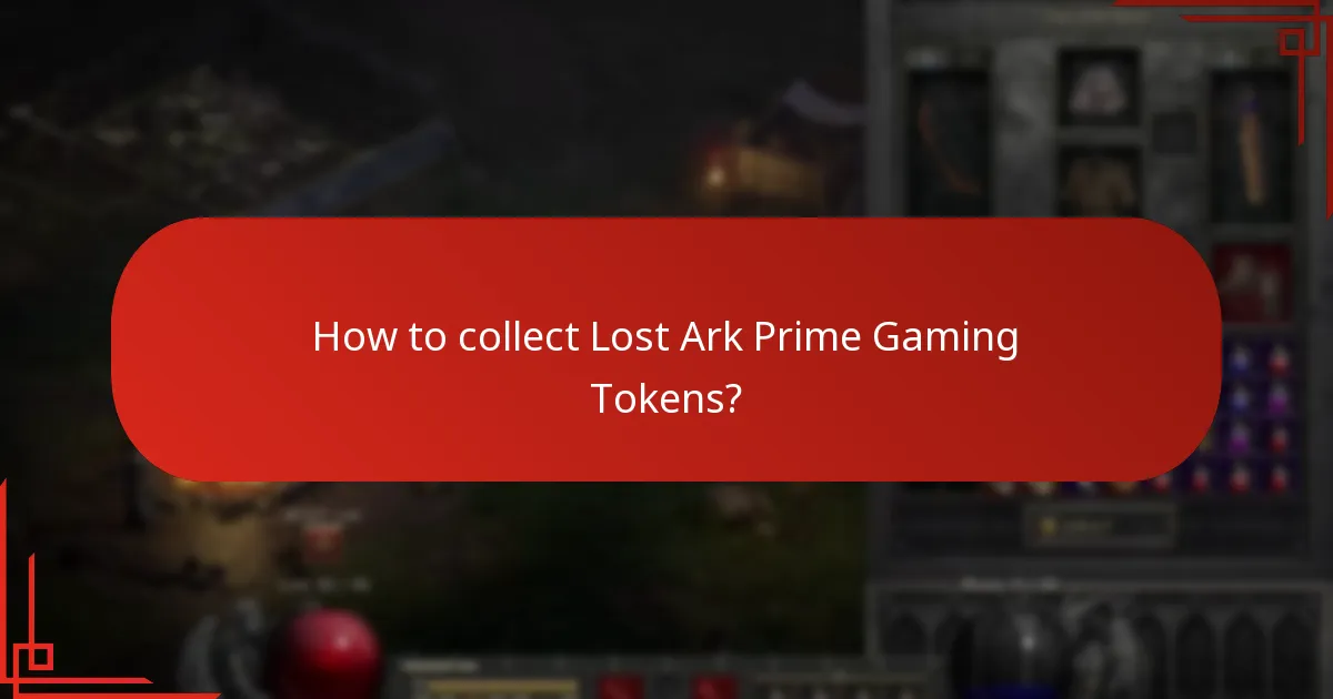 How to use Lost Ark Prime Gaming Tokens?
