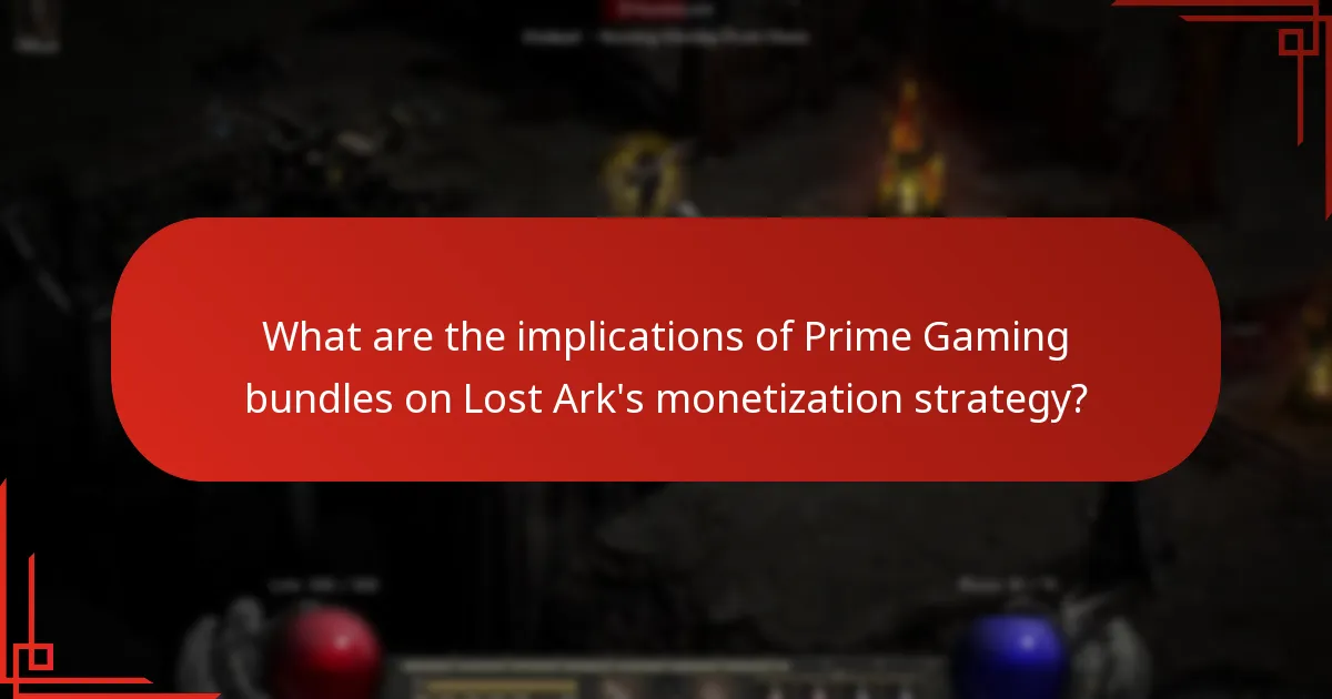 Which Prime Gaming bundles have been the most popular among Lost Ark players?