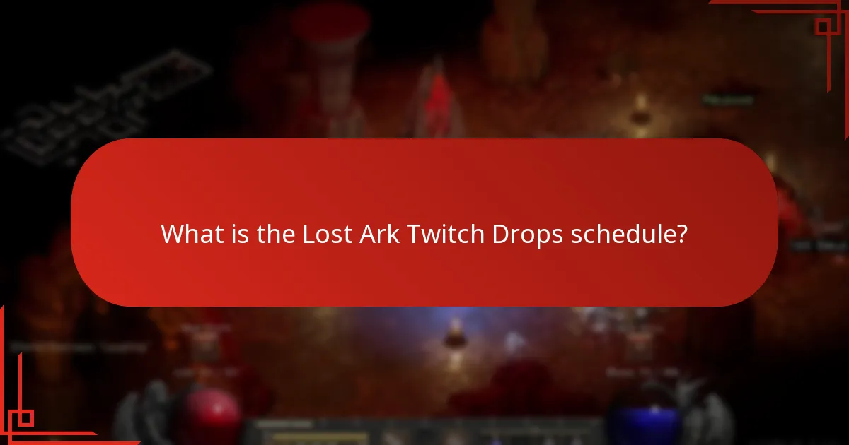 What are the benefits of participating in Lost Ark Twitch Drops?